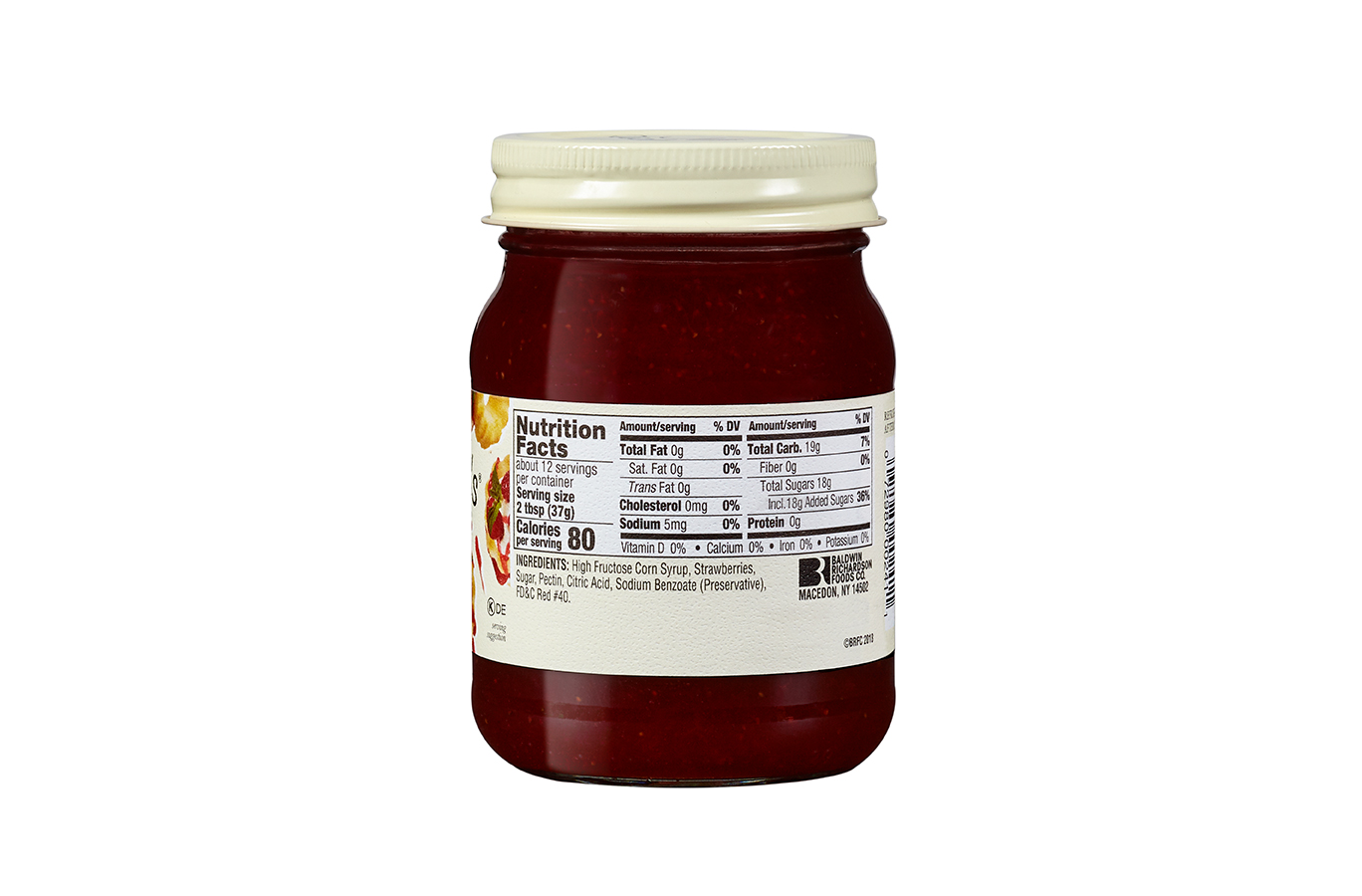 Strawberry Dessert Sauce - Mrs. Richardson's Strawberry Dessert Sauce - Mrs. Richardson's