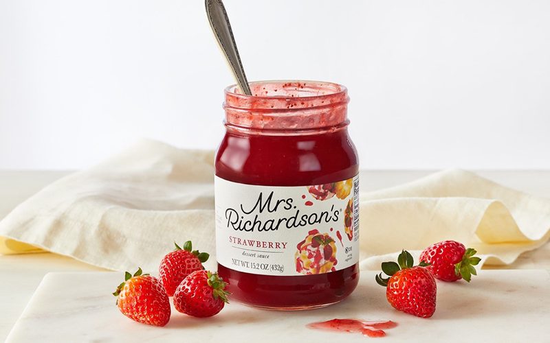 Mrs. Richardson's Strawberry Jar with Spoon
